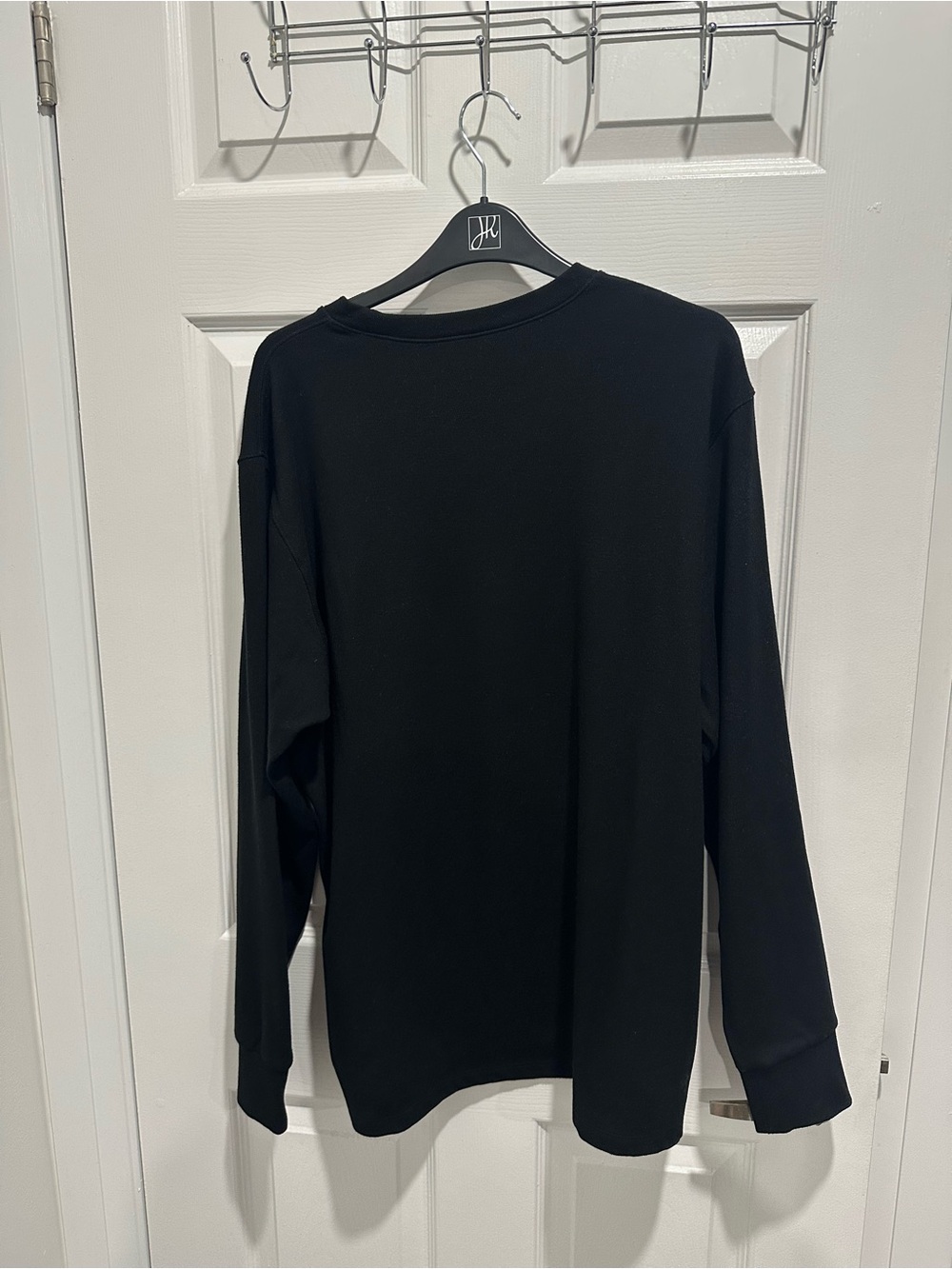 Uniqlo Black Long-Sleeve Crewneck Tee